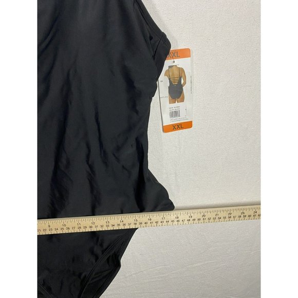 New Hurley Swimsuit Womens One Pieces UPF 50+ 4 Way Strectch  Size XXL Black - Picture 3 of 9